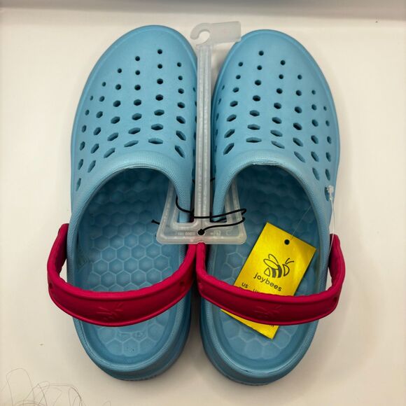 Joybees Active Clogs Kids Active Clog Slip on - Blue Junior Girls Size J4 - Picture 1 of 6